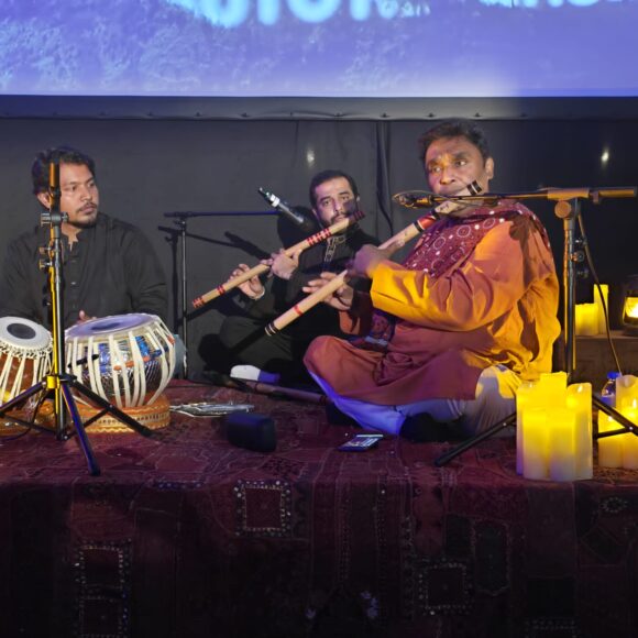 Ustad Hanif from Alam al-Khayal Foundation at the University of Warwick